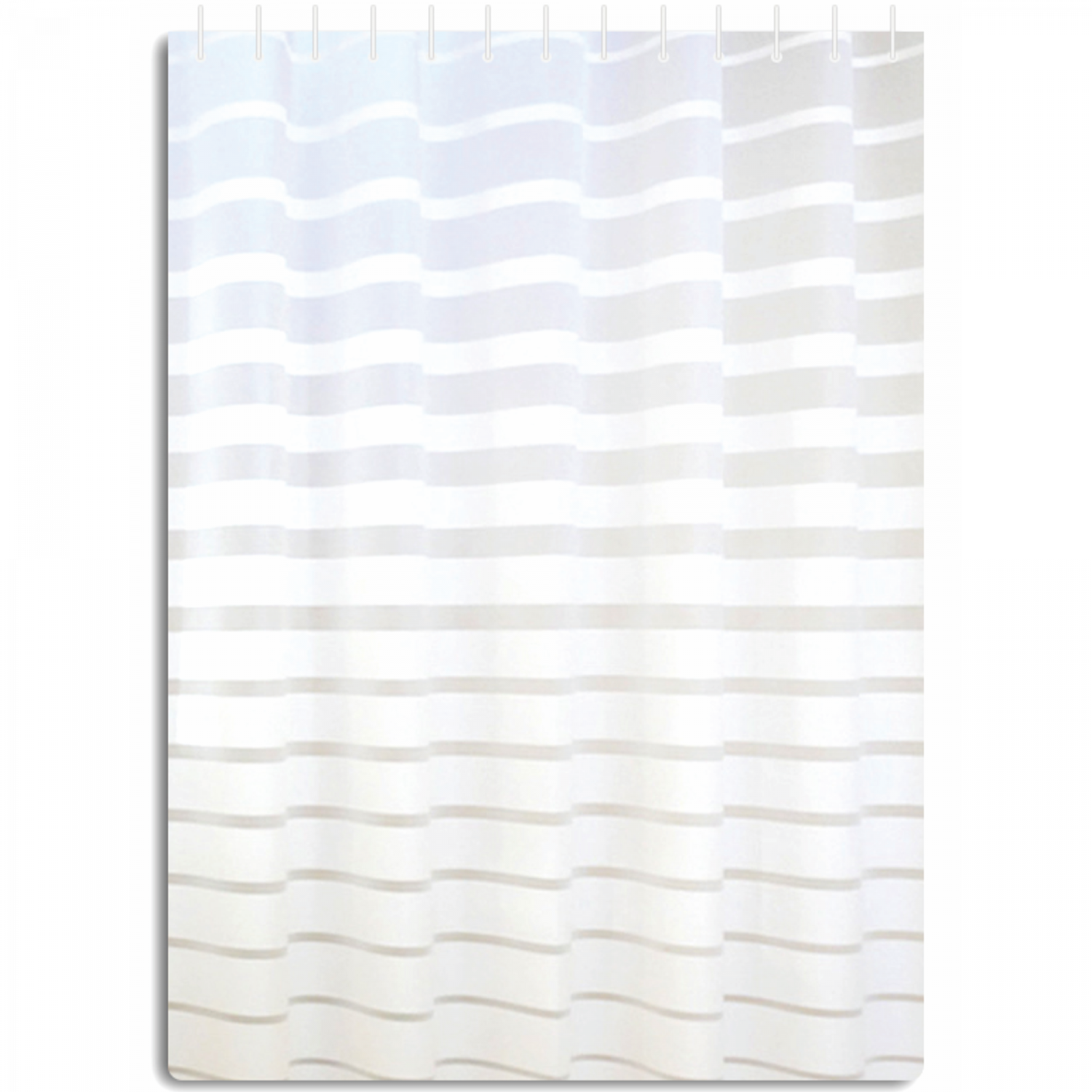 HB75065 Штора для ванной комнаты (PEVA, 180*180 см., с кольцами в комплекте)