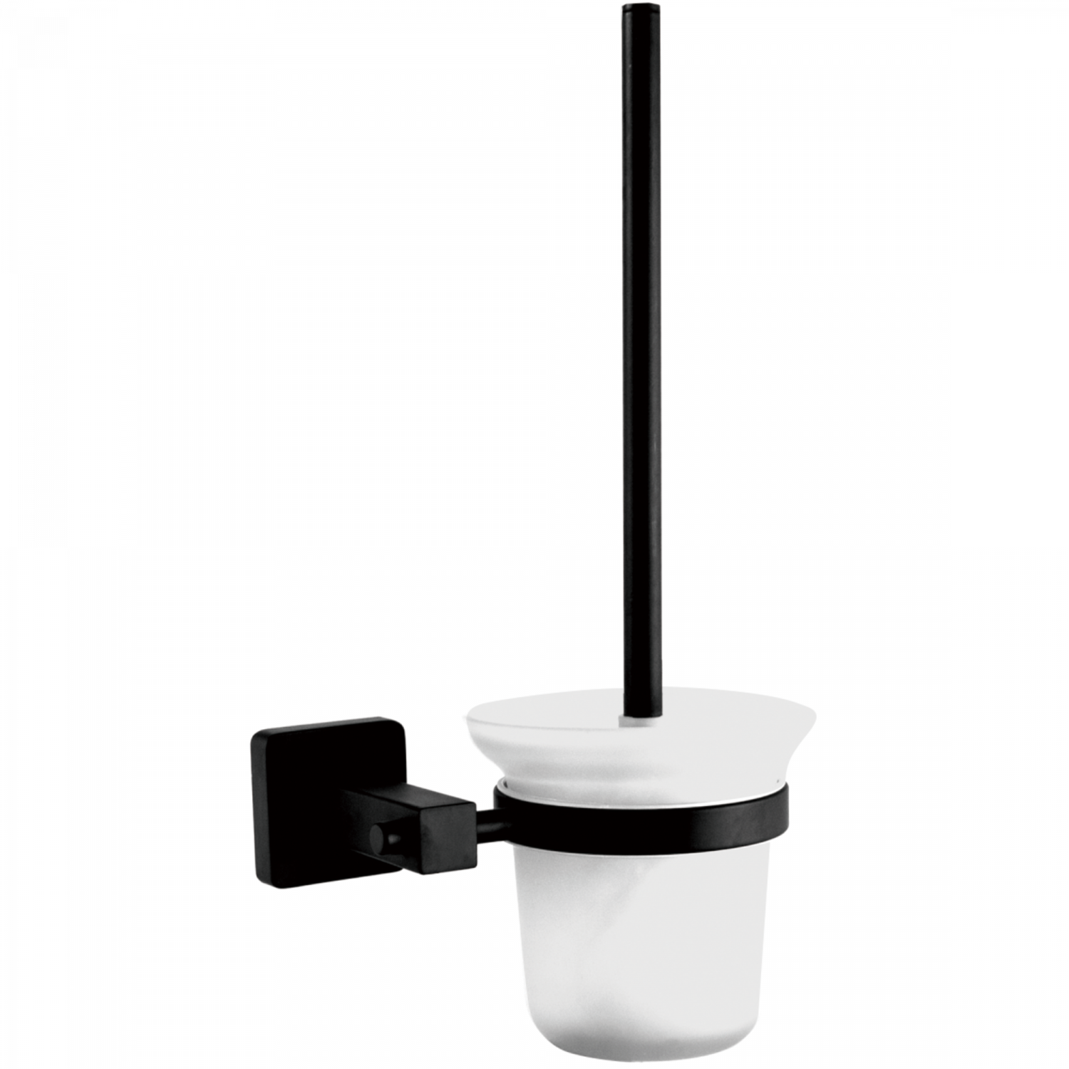 Ёршик туалетный настенный, черный HB 8910