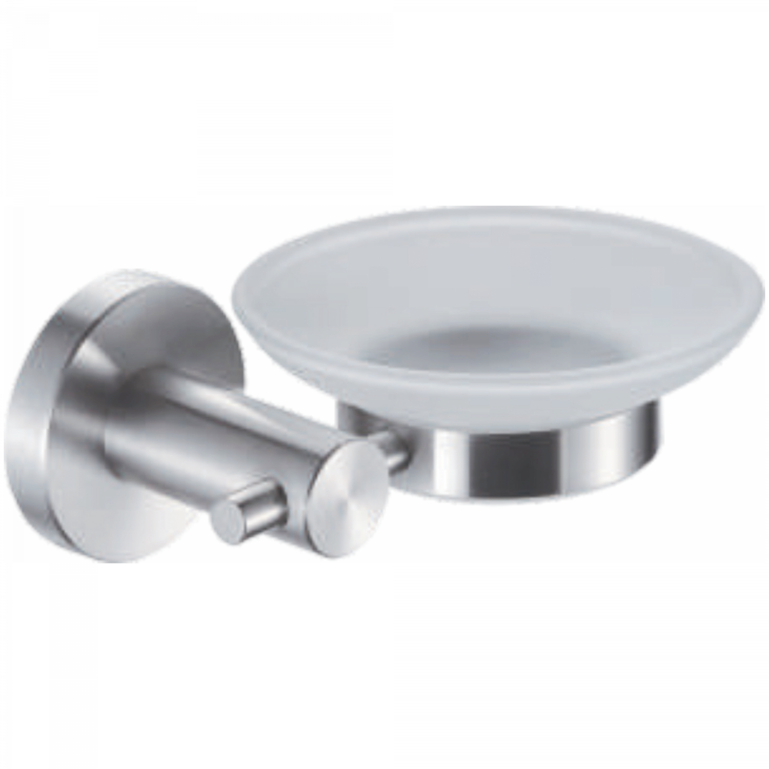 Мыльница стеклянная, нержавеющая сталь HB 8302