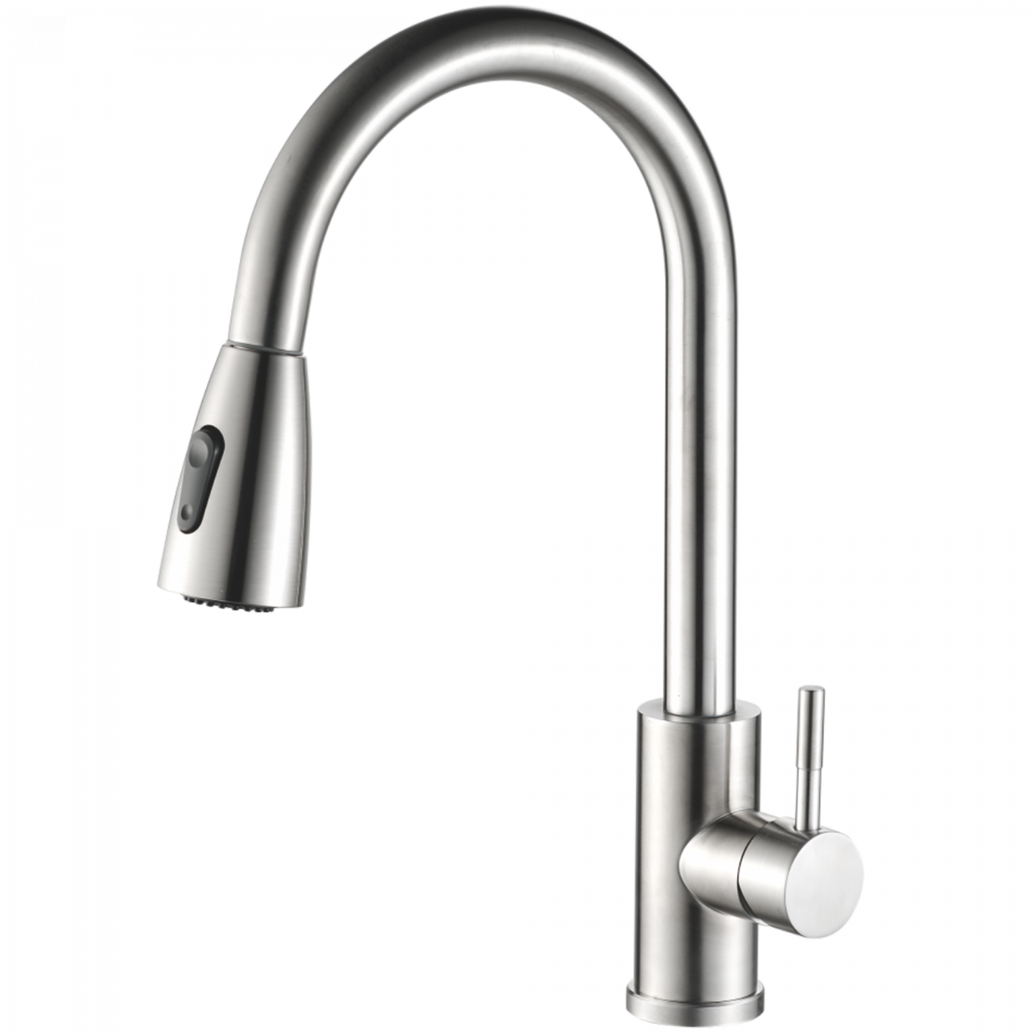 Смеситель для кухни, выдвижной излив, нержавеющая сталь HB 73304-2