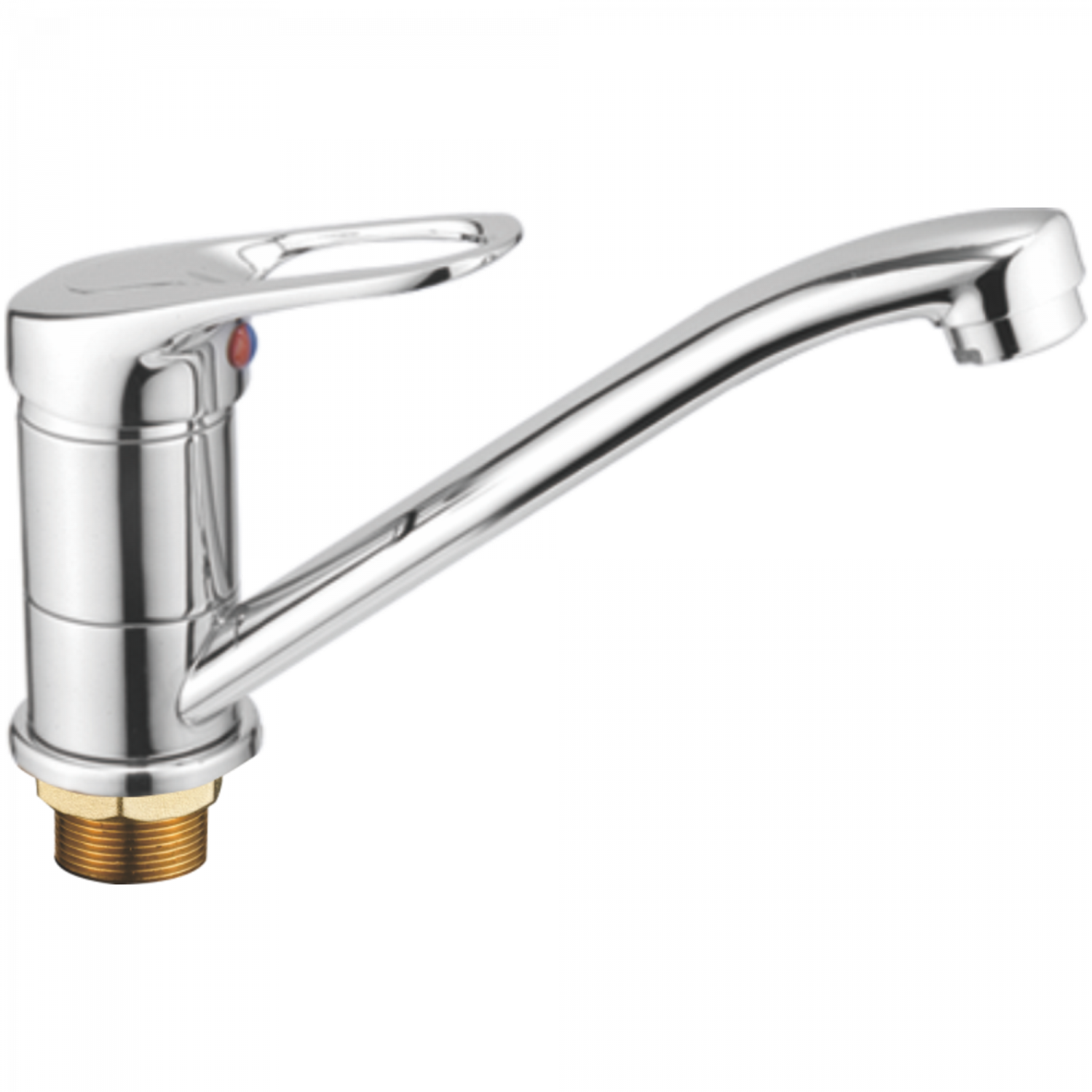 Смеситель для кухни Haiba HB 4537-2, хром