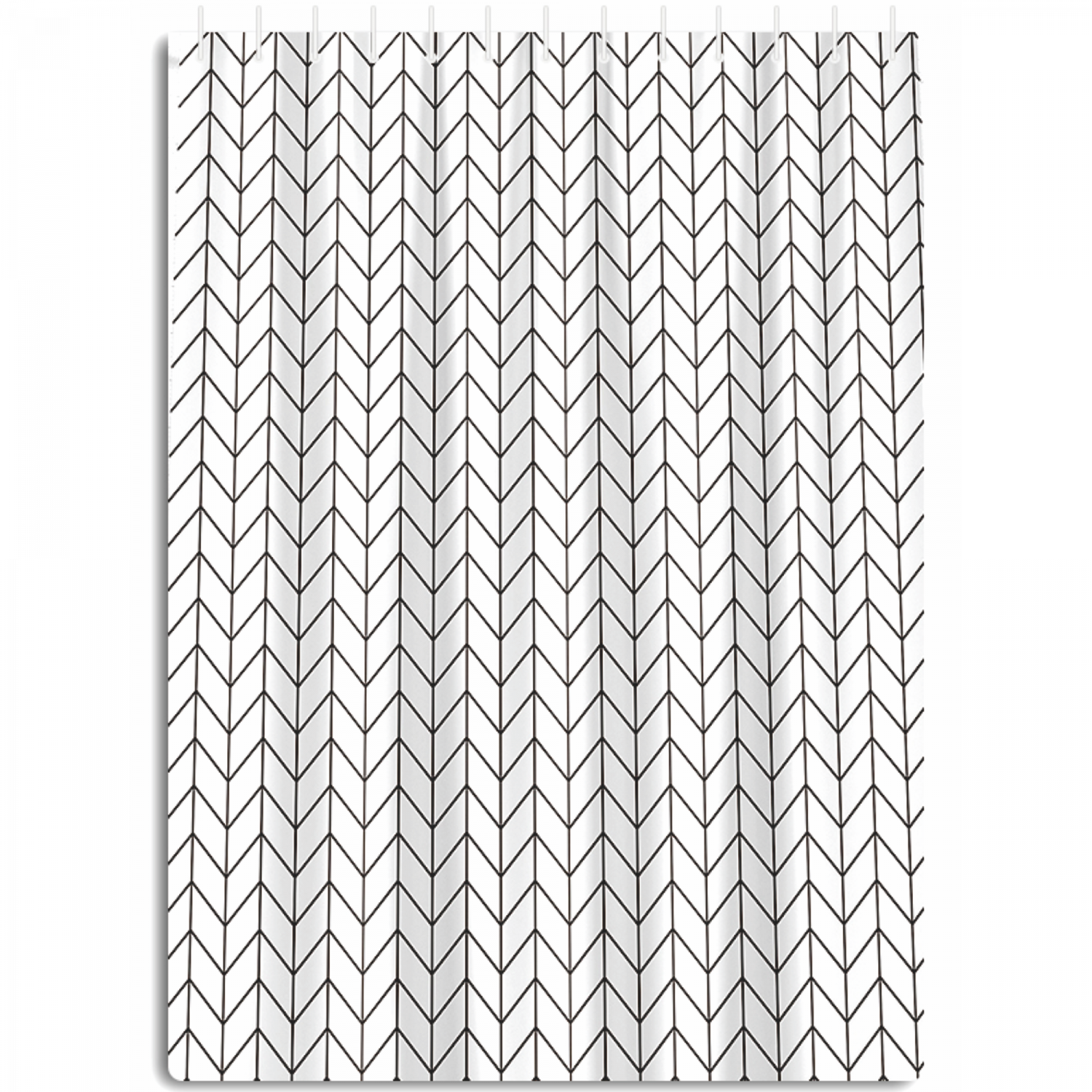 HB75003 Штора для ванной комнаты (PEVA, 180*180 см., с кольцами в комплекте)