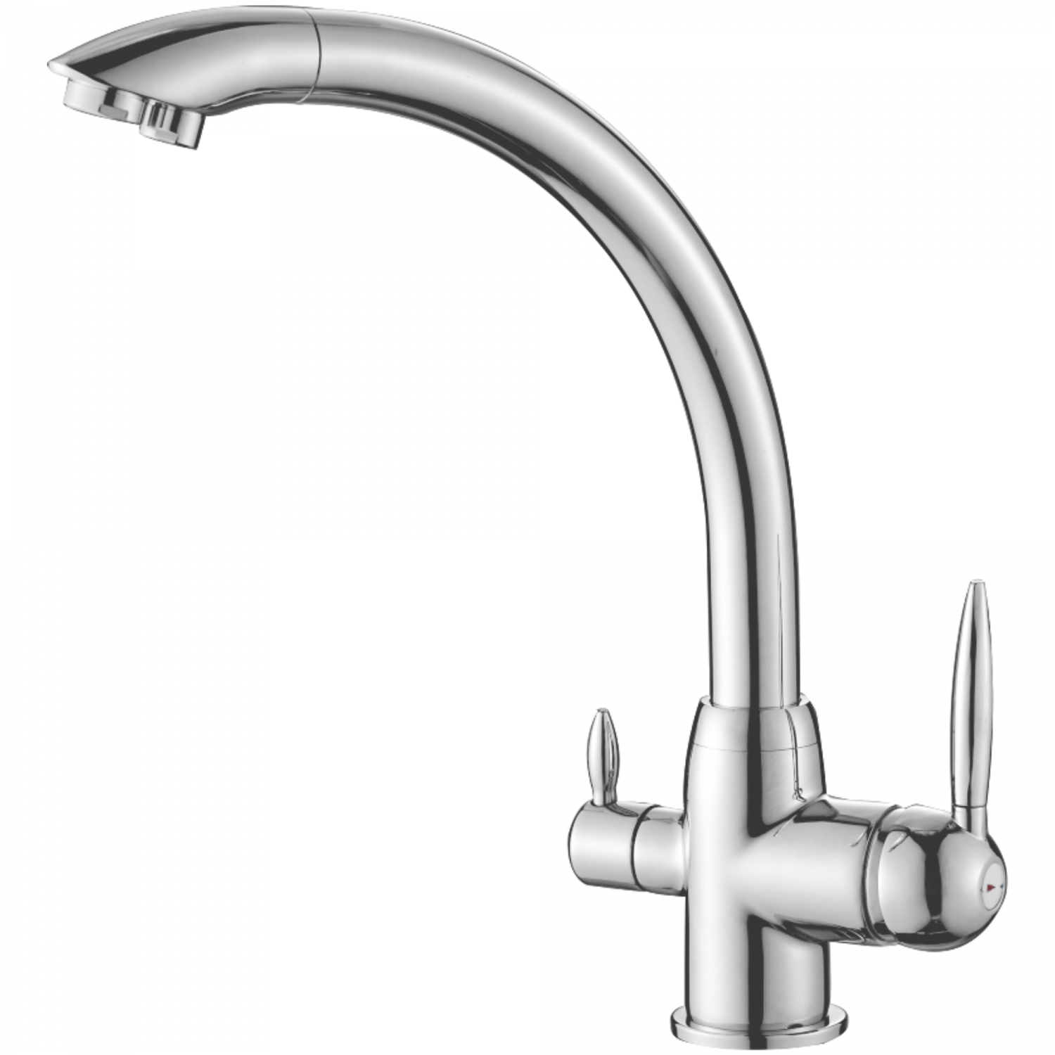 Смеситель для кухни Haiba HB 76845, хром