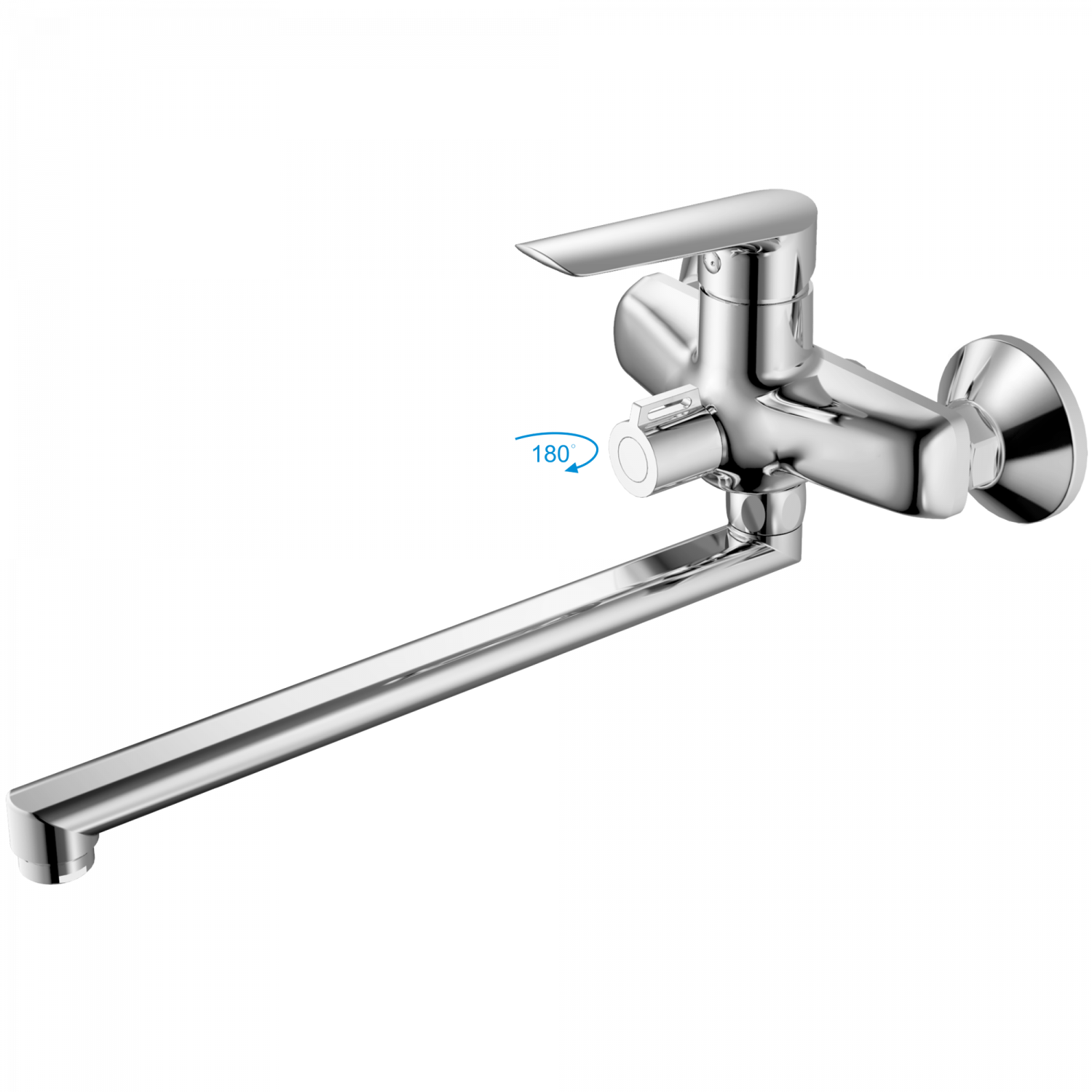 Смеситель для ванны Haiba HB 22198, хром