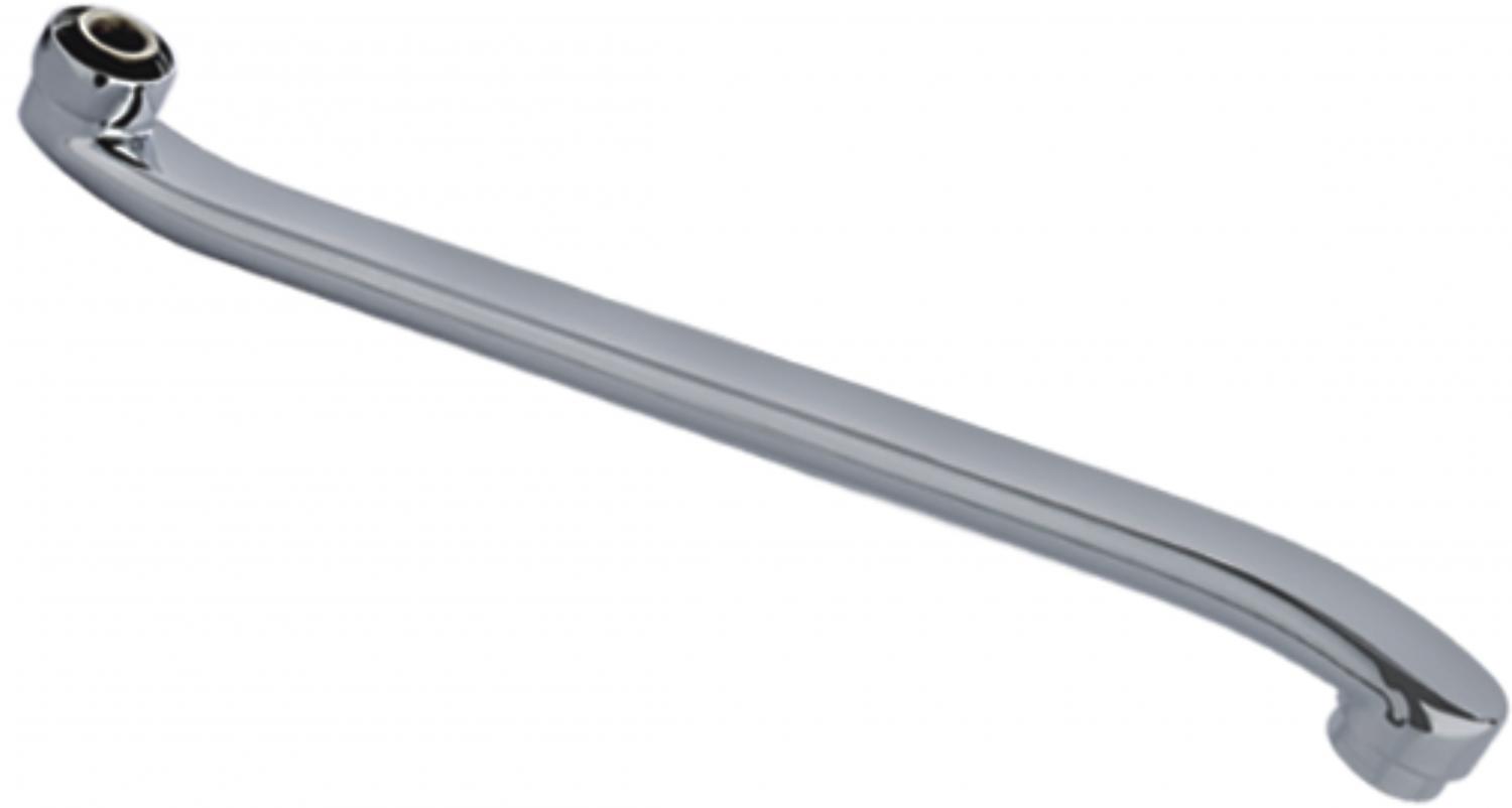 Плоский излив 40 см "S" форма Матовый HB 40S-1