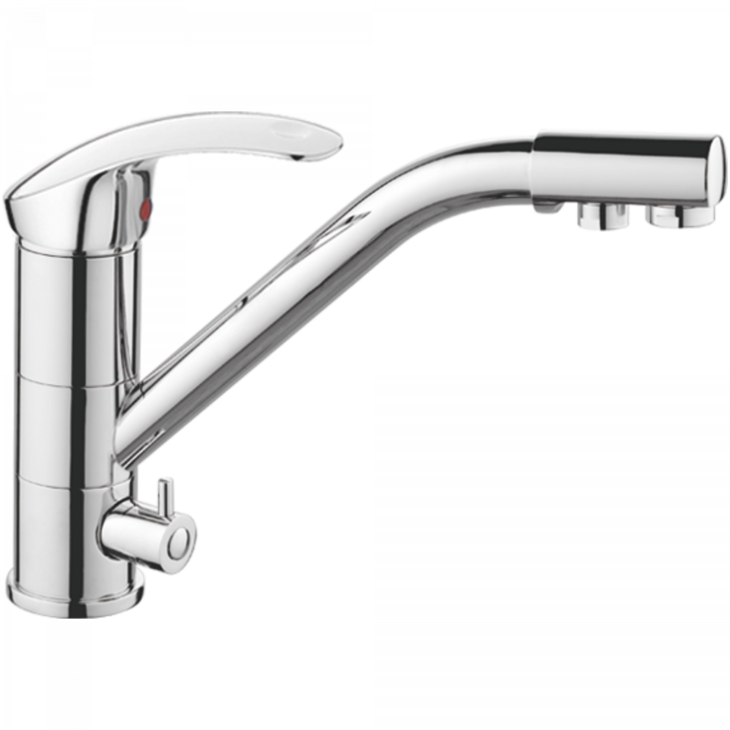 Смеситель для кухни Haiba HB 4321, хром