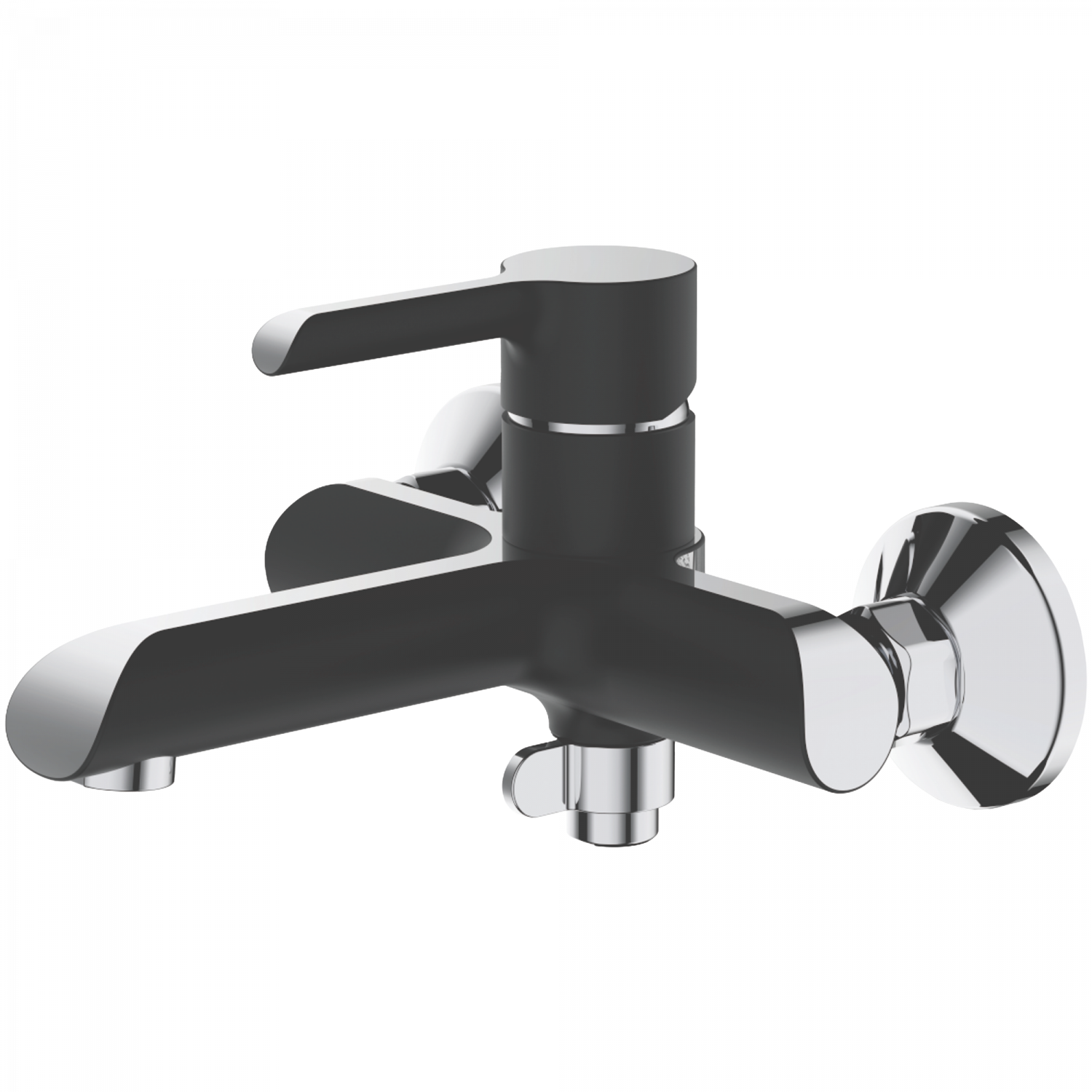 Смеситель для ванны Haiba HB 60805-7, черный