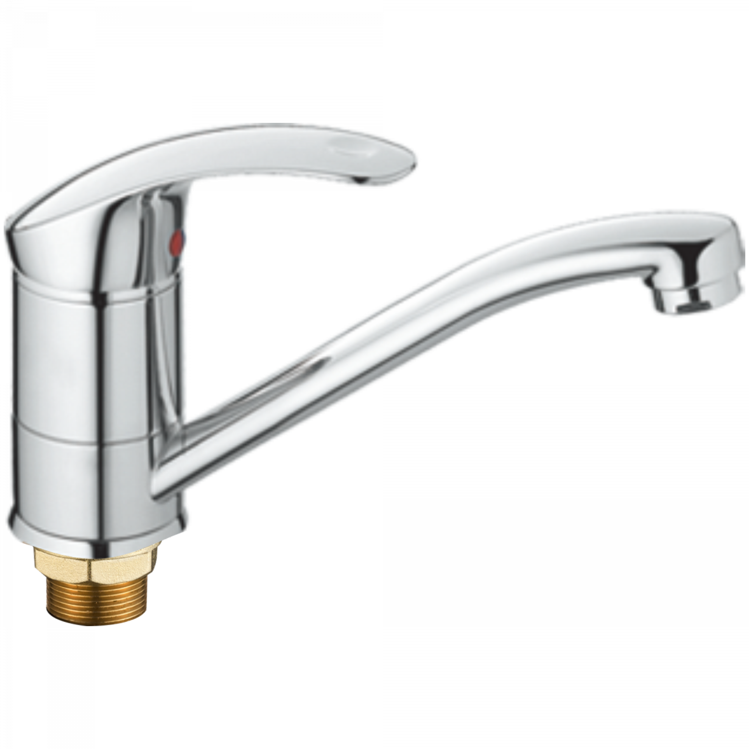 Смеситель для кухни Haiba HB 4521-2, хром