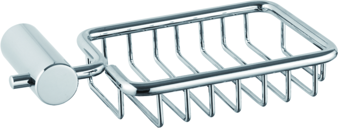 Мыльница металлическая, хром HB 8402-1