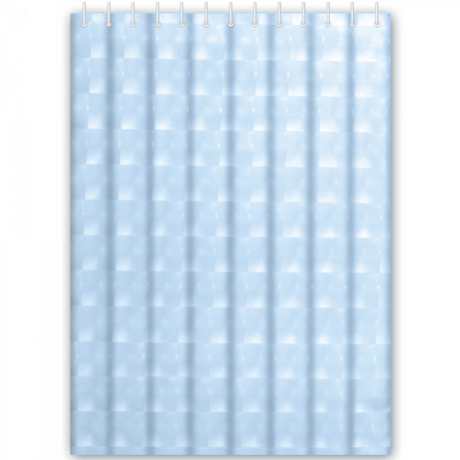 HB75101-4 Штора для ванной комнаты (PEVA, 180*200 см., с кольцами в комплекте)