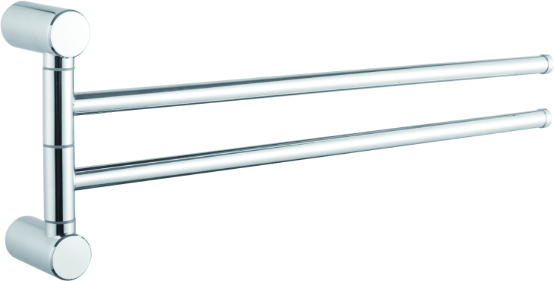 Держатель для полотенец, двойной, поворотный 400 мм, хром HB 8412