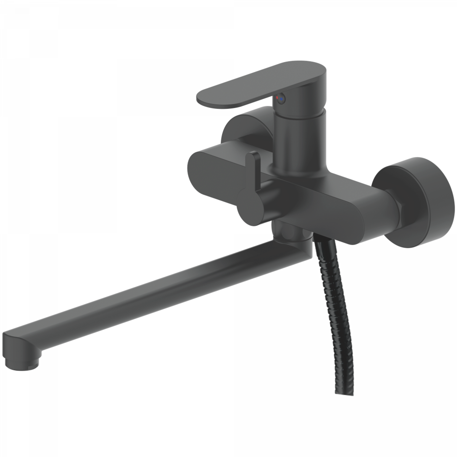 Смеситель для ванны Haiba HB 22590-7, черный