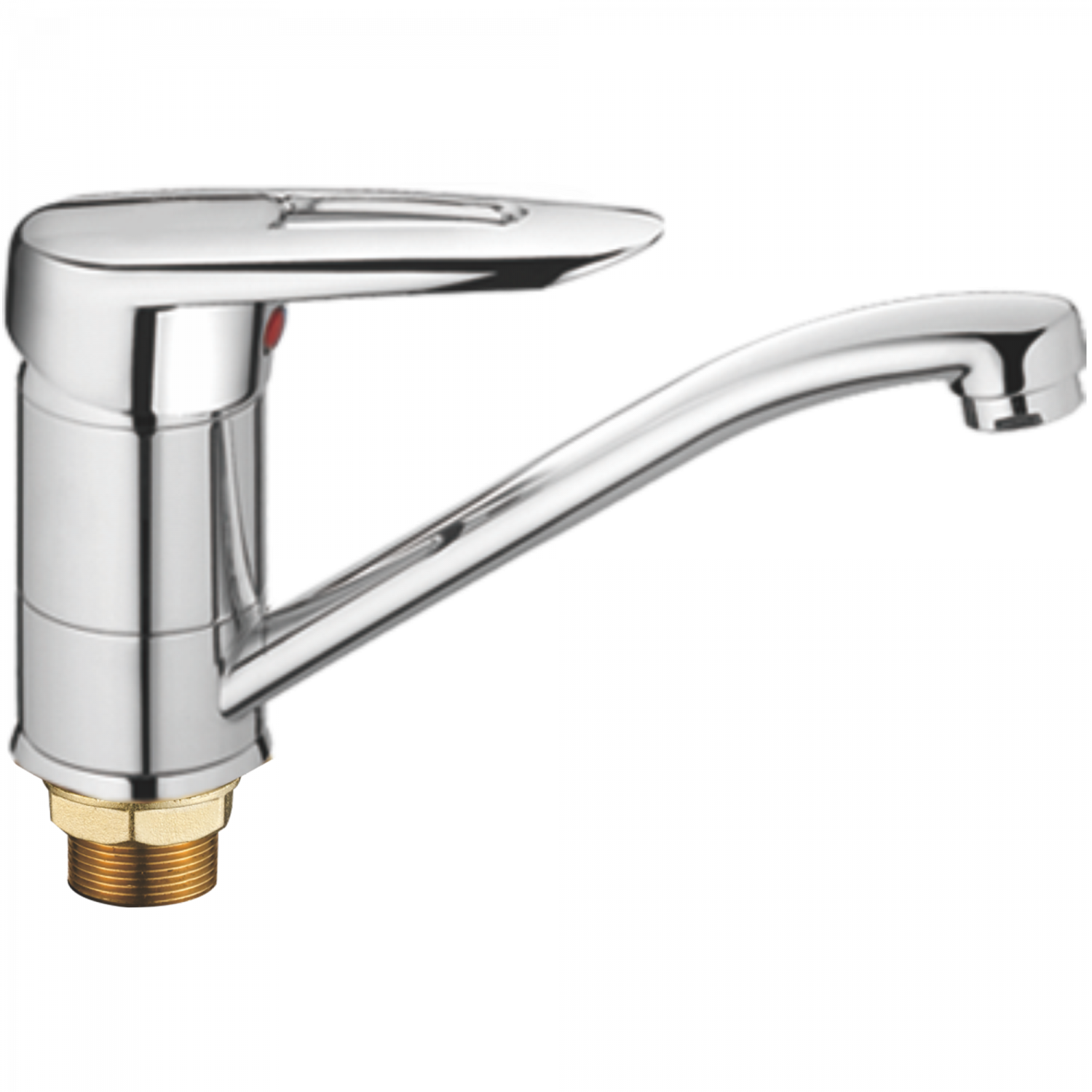 Смеситель для кухни Haiba HB 4507-2, хром