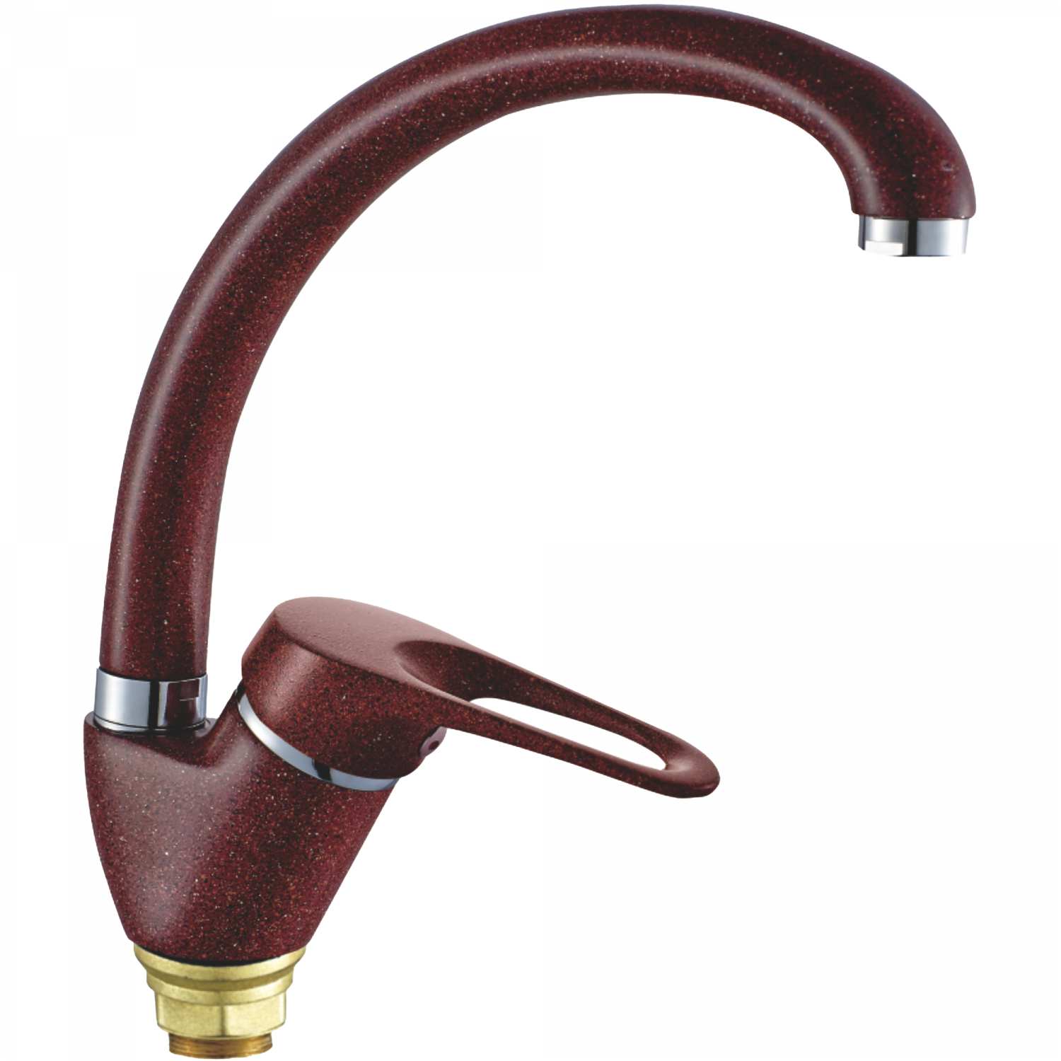 Смеситель для кухни Haiba HB 4113-11, бордовый