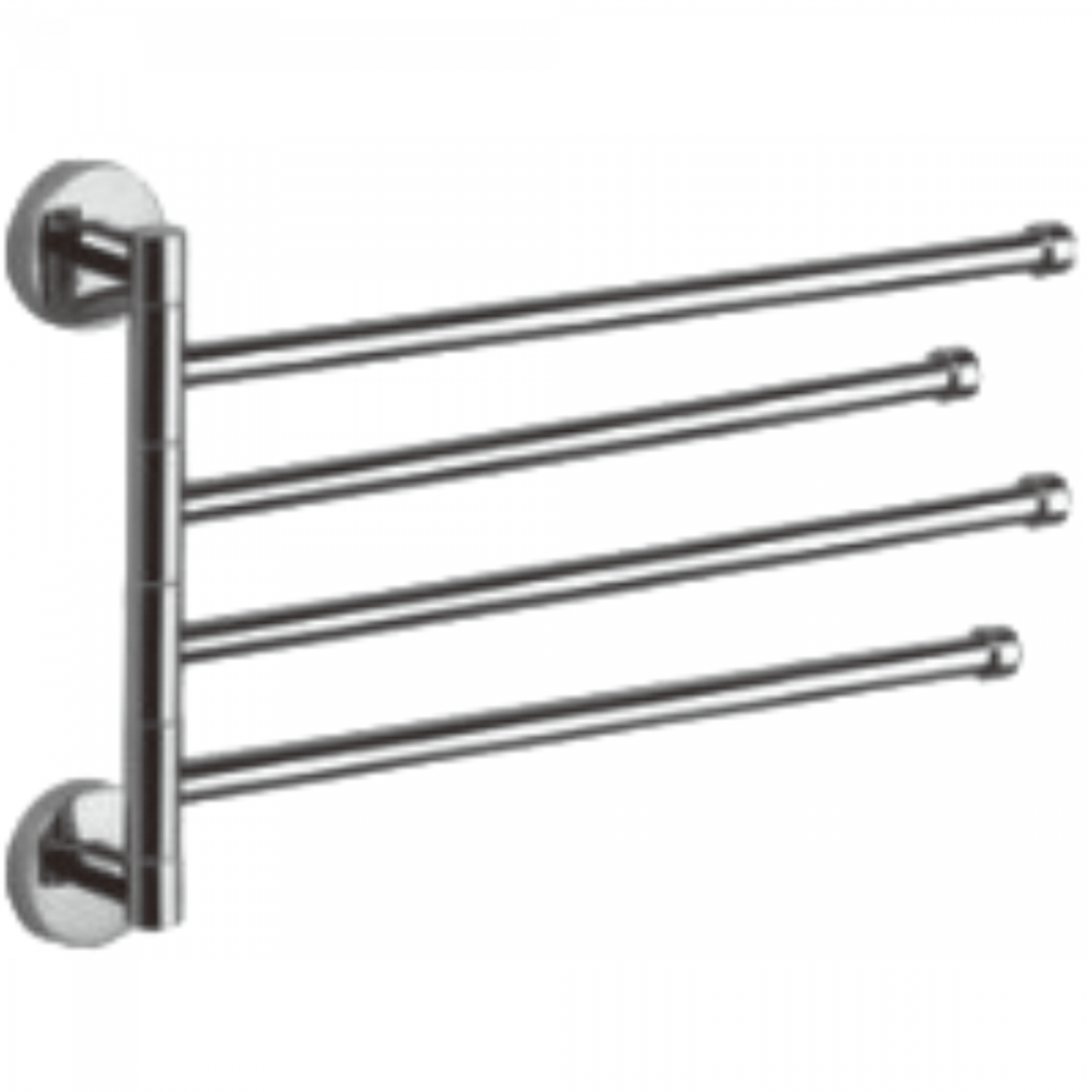 Полотенцедержатель 4-е рога Haiba HB 114