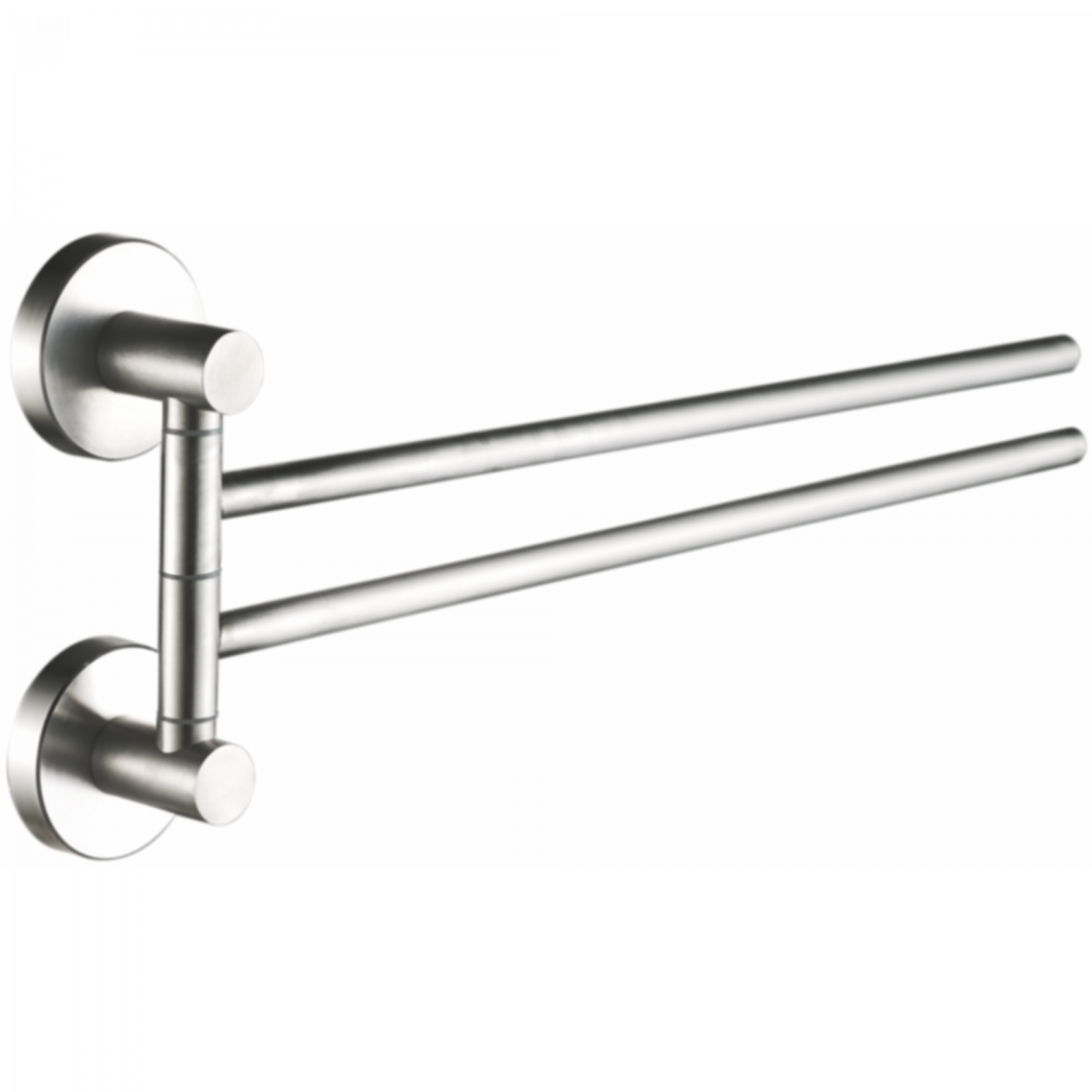 Держатель для полотенец, двойной, поворотный 400 мм, нержавеющая сталь HB 8312