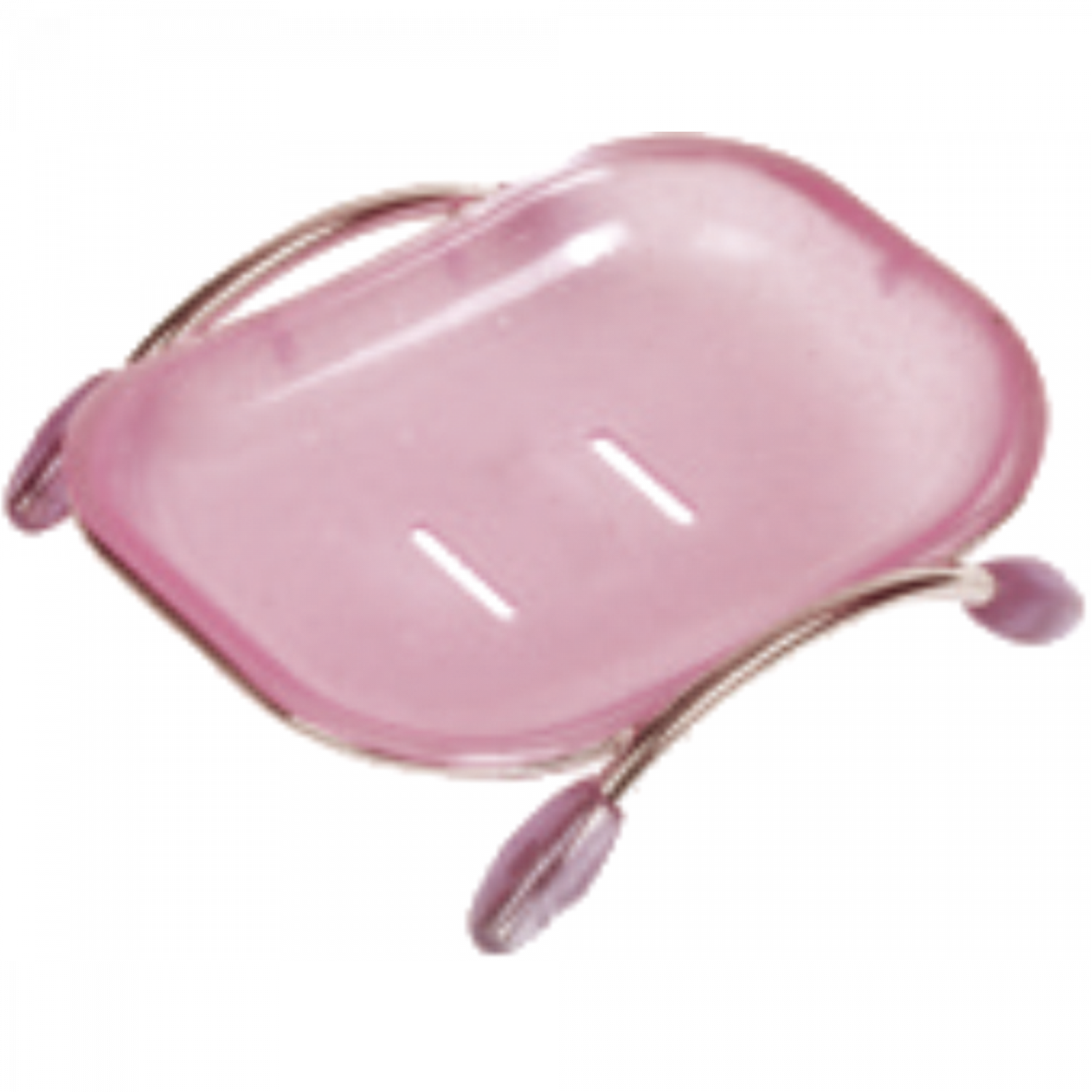 Мыльница пластиковая/настольная (розовая) Haiba HB 332