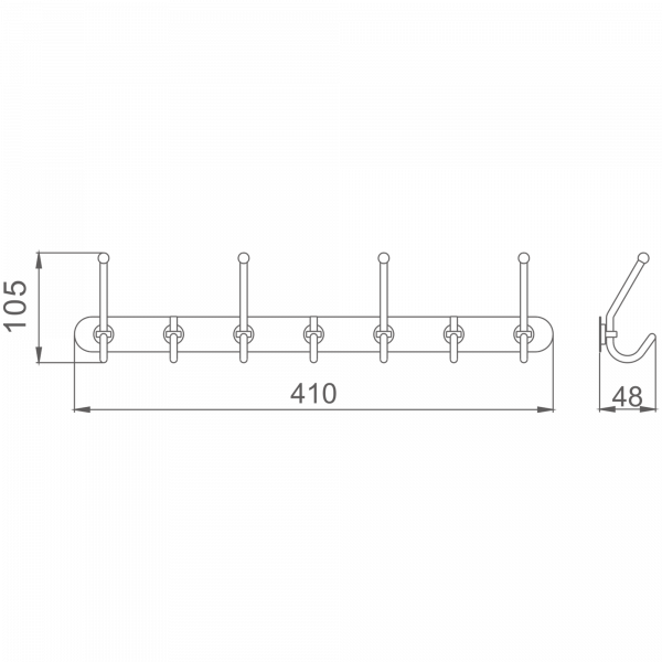 7 крючков Haiba HB 201-7