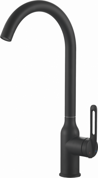 Смеситель для кухни, нержавеющая сталь, черный HB 40830-7