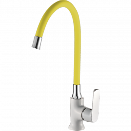 Силиконовый Гибкий излив (желтый) HB 7179-15