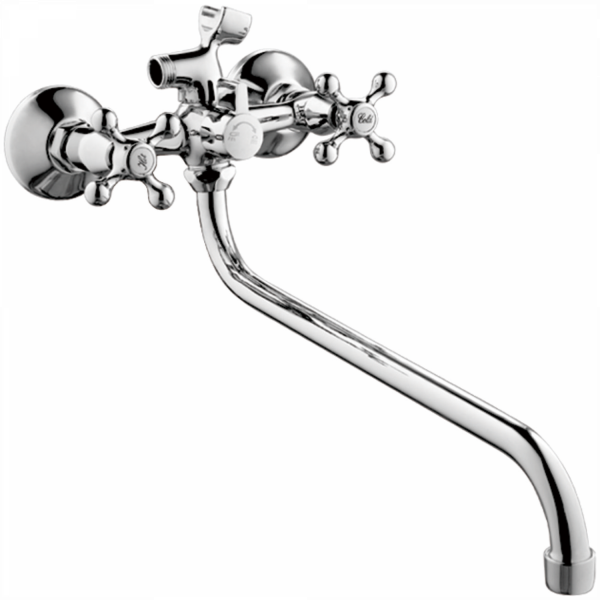 Смеситель для ванны Haiba HB 2208-2, хром