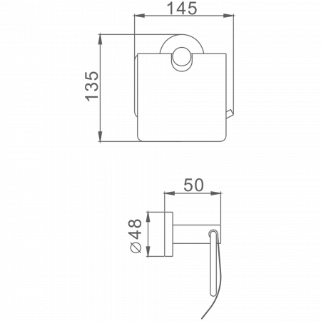 БумагоДержатель Haiba HB 8703