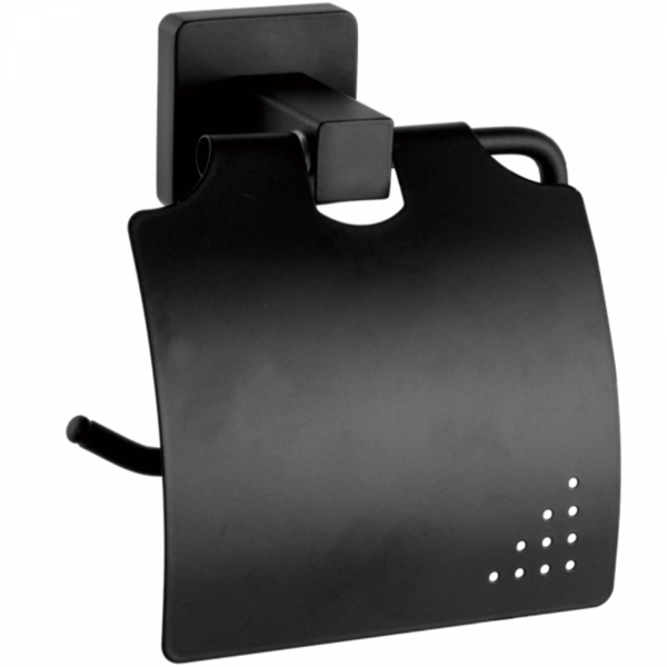 Держатель для туалетной бумаги, черный HB 8903