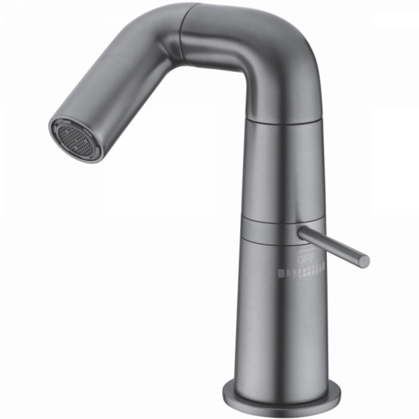 Смеситель для раковины, прогрессивный картридж, латунь, оружейная сталь HB 10813-3