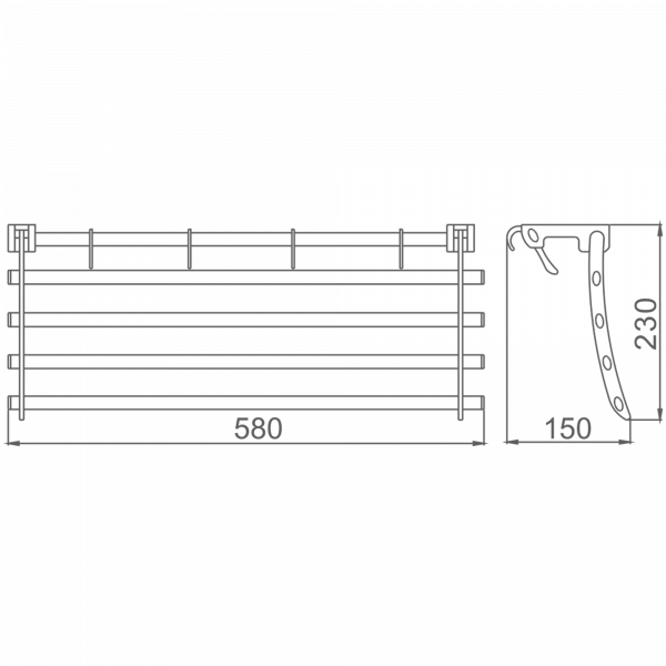 Держатель для полотенца Haiba HB 806