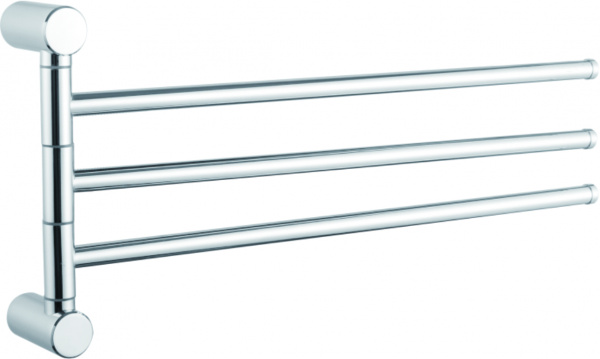 Держатель для полотенец, тройной, поворотный 400 мм, хром HB 8413