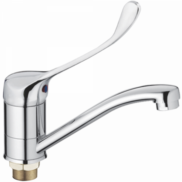 Смеситель хирургический для раковины, латунь, хром HB 4554-2