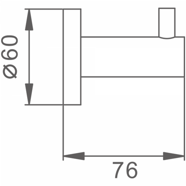 Крючок, нержавеющая сталь HB 8305-1