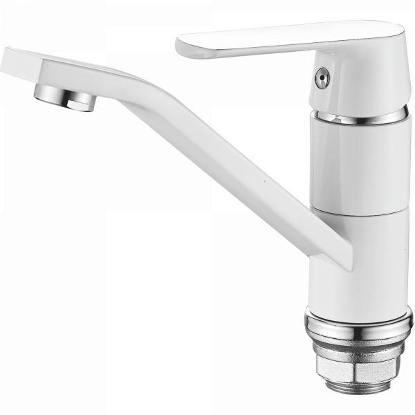 Смеситель для кухни Haiba HB 45804-2, белый