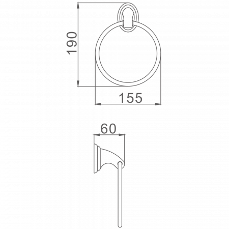 Полотенцедержатель Haiba HB 1504