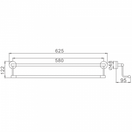 Двойной Держатель Haiba HB 8709