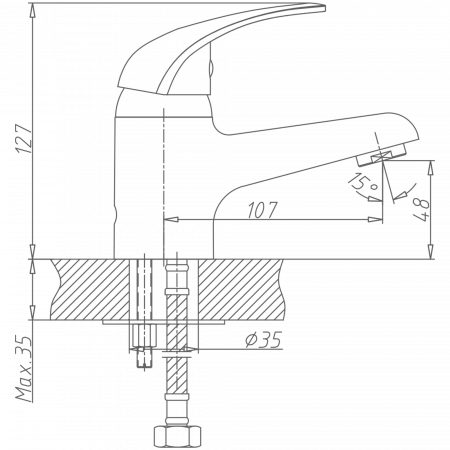 Смеситель для раковины Haiba HB 1003