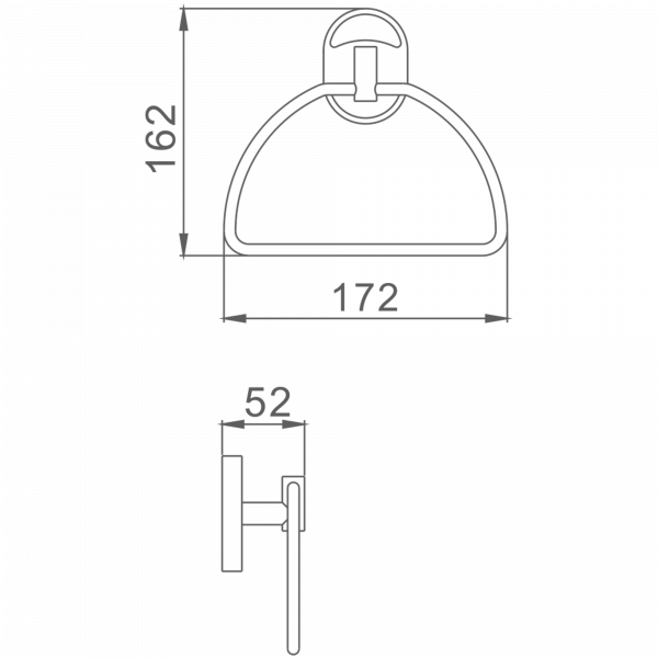Полотенцедержатель Haiba HB 1904-2