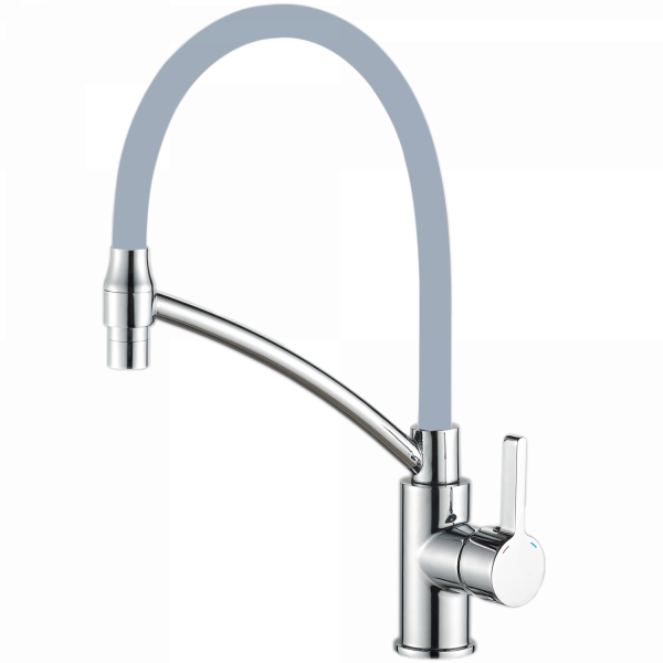 Смеситель для кухни Haiba HB 73643-3, серый