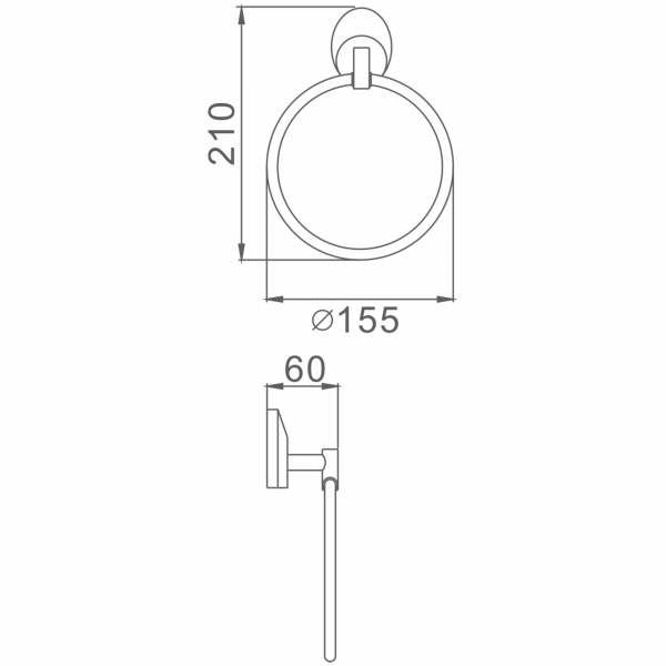 Полотенцедержатель Haiba HB 1604
