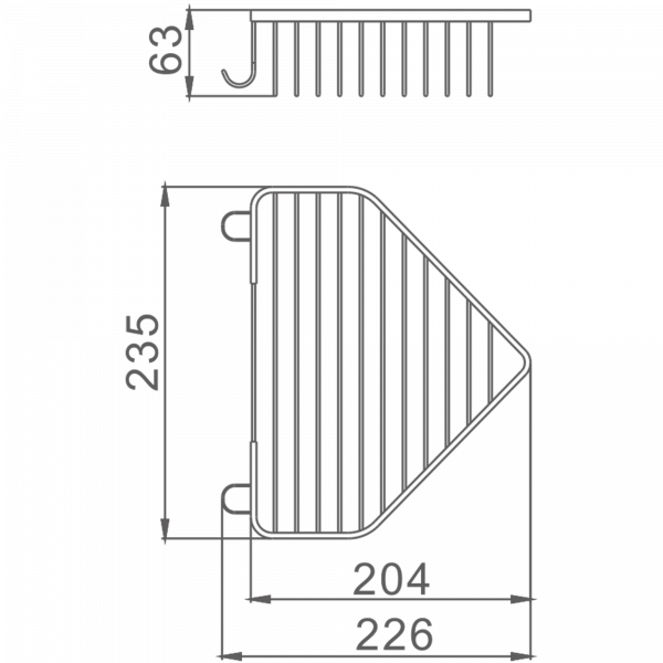 Угловая Полка Haiba HB 335
