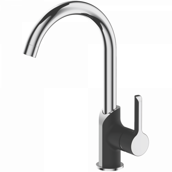 Смеситель для кухни Haiba HB 70805-7, черный