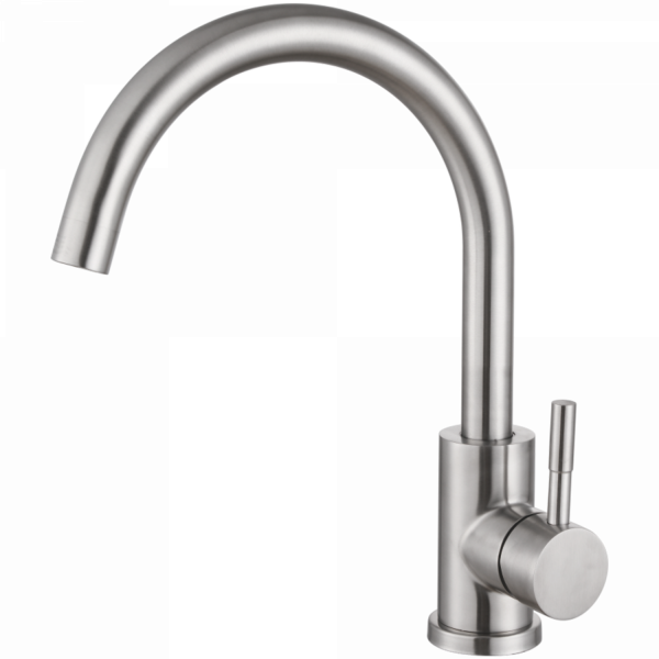 Смеситель для кухни Haiba HB 72304-3, сталь