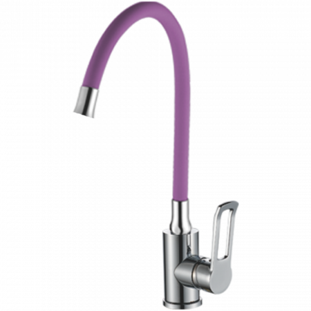Силиконовый Гибкий излив (фиолетовый) HB 7179-9