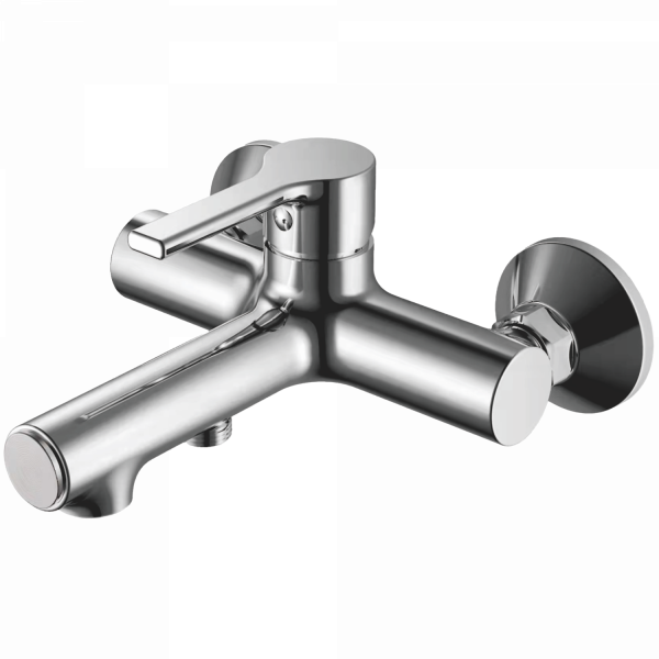 Смеситель для ванны, латунь, хром 
Комплектация: лейка, шланг 1,5м, держатель для лейки HB 60652