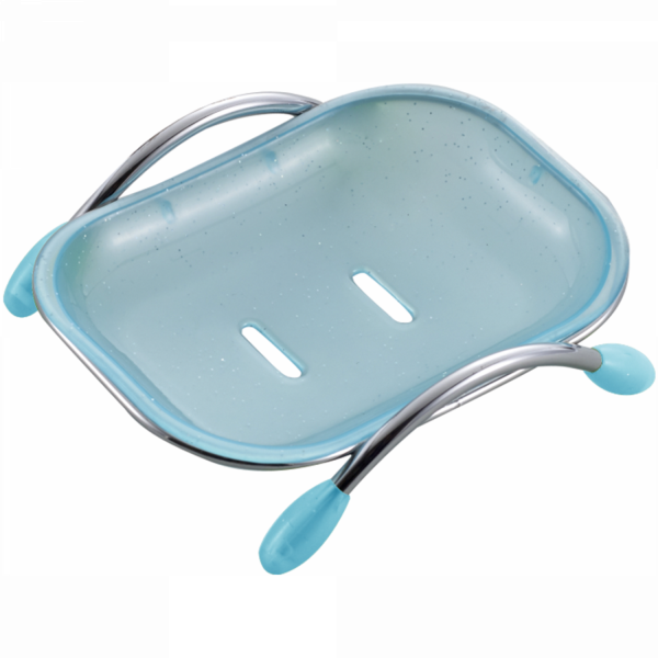 Мыльница пластиковая/настольная (синяя) Haiba HB 333-1