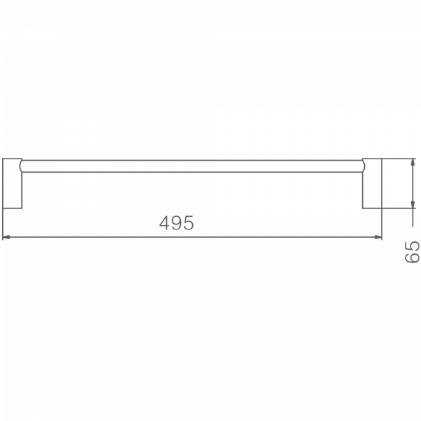 Держатель для полотенец 600 мм, бронза HB 8401-4
