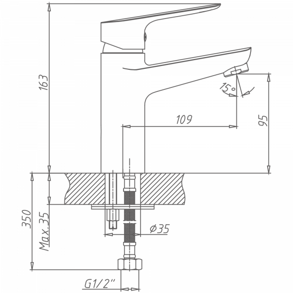 Смеситель для раковины Haiba HB 10506
