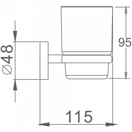 Держатель стакана Haiba HB 1706