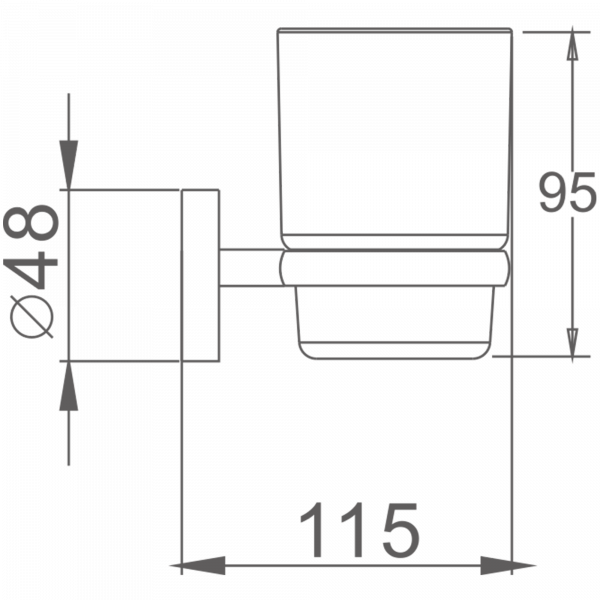 Держатель стакана Haiba HB 1706