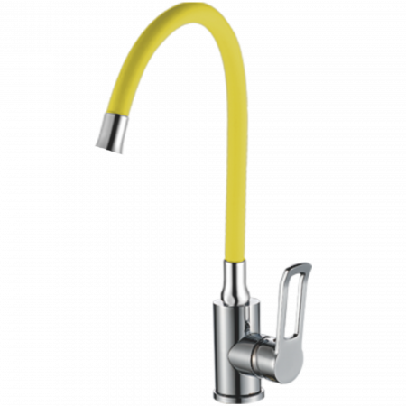 Силиконовый Гибкий излив (желтый) HB 7179-15